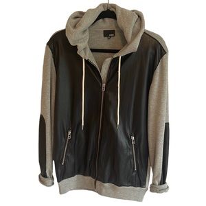 Wilfred, XS, Grey with Black Leather Details